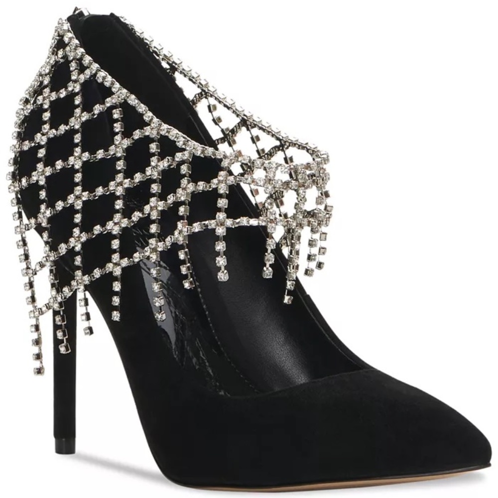 Vince Camuto Fasta Rhinstone Mesh Stiletto Pumps *NEW*